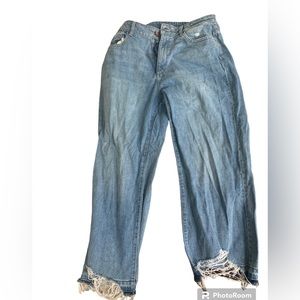 DL 1961 cropped High Rise Jeans